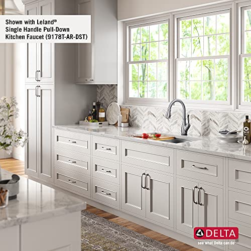 DELTA FAUCET 95B932-32S-SS Lorelai Workstation Kitchen Sink Undermount Stainless Steel Single Bowl with WorkFlow Ledge and Chef’s Kit of 6 Accessories