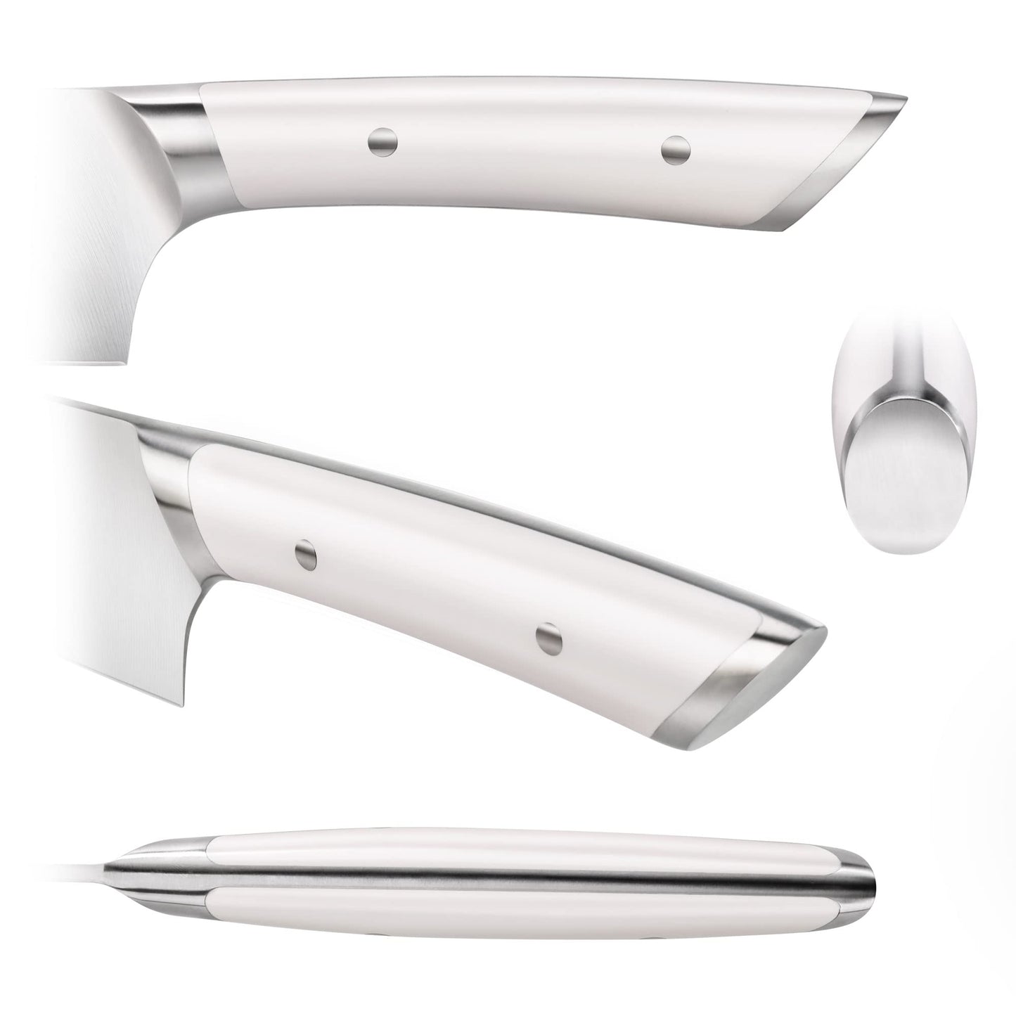 Cangshan HELENA Series German Steel Forged Knife Block Set (23-Piece, White)