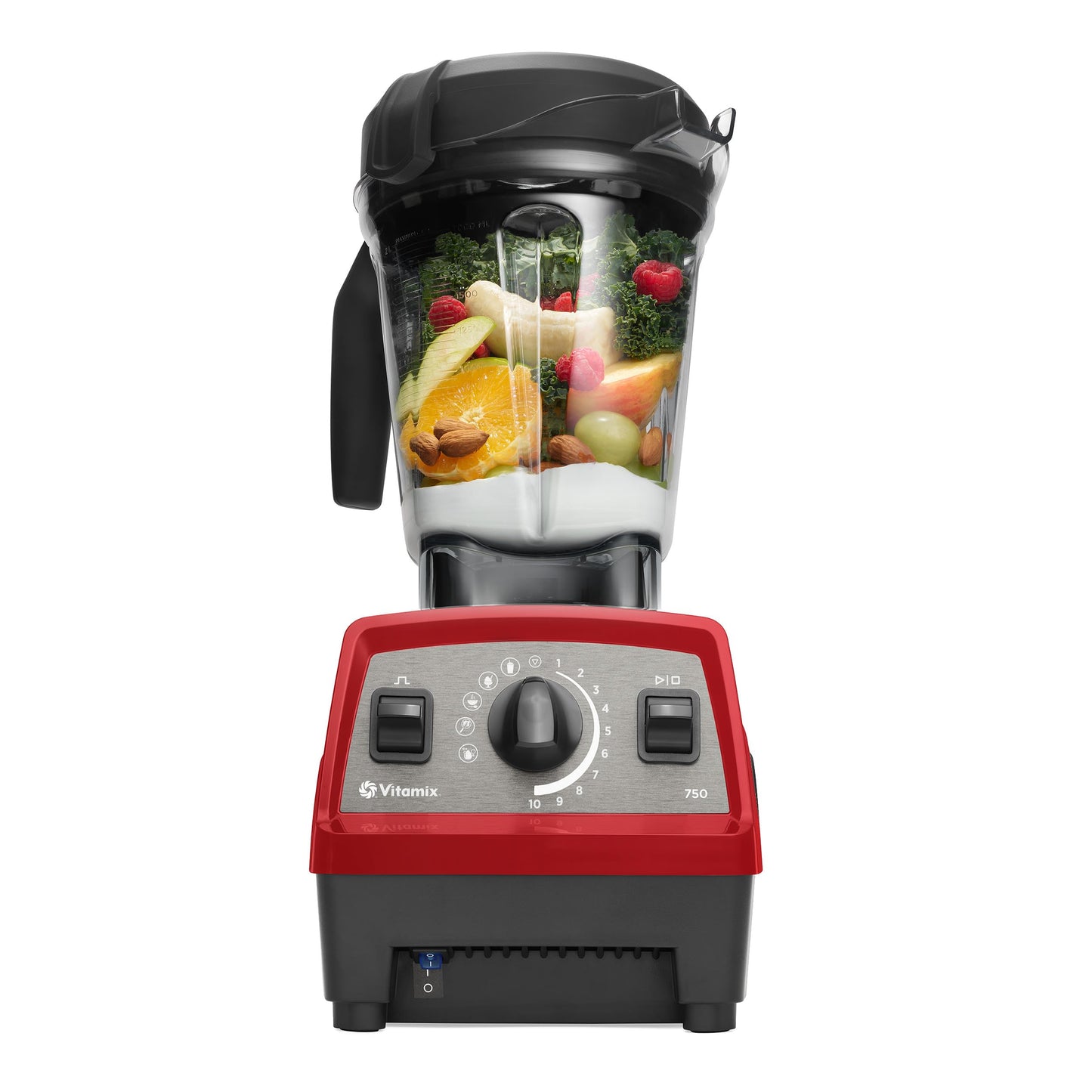 Vitamix Propel Series 750 Blender with Four Blending Programs, Self-Cleaning Program, Professional-Grade Blender for Smoothies, Soups and More, Stainless-Steel Blades, 64 Oz Container, Red