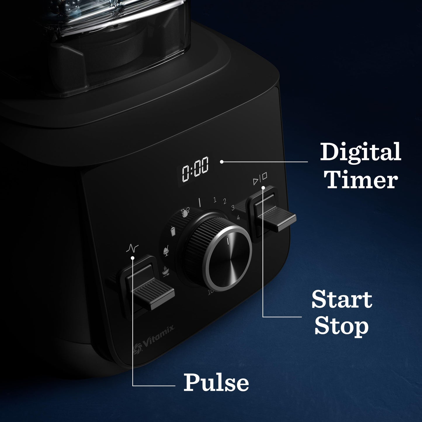 Vitamix Ascent X2 SmartPrep Kitchen System with Food Processor Attachment, 48-ounce Container with SELF-DETECT, Shadow Black